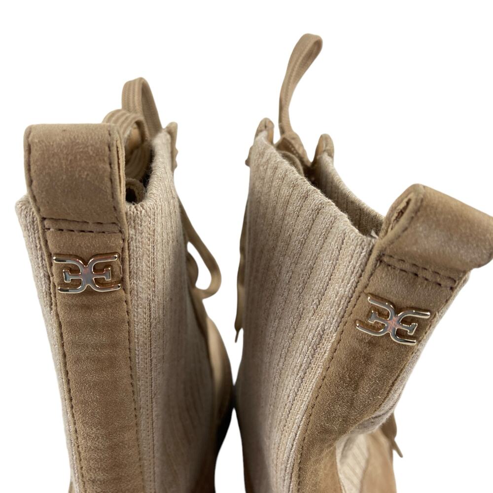 Sam Edelman Lydell Combat Boots Tan Womens Size 8 - Picture 12 of 14